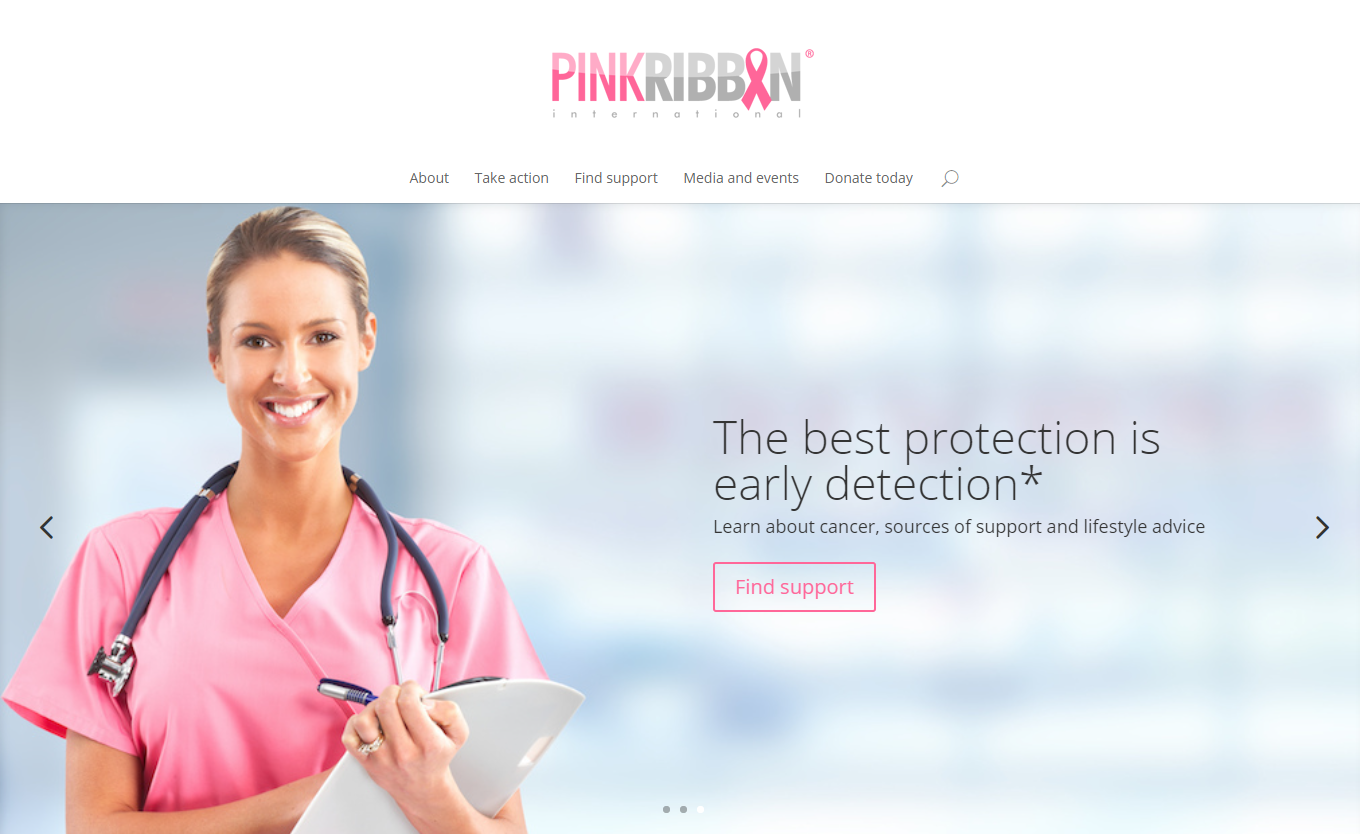best online charity donation sites pink ribbon